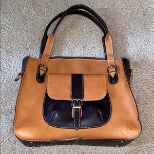 anonimo fiorentino leather backpack